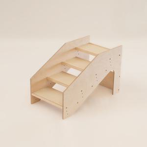 걍계단포 4단 높이조절 반려동물 슬라이드 겸 계단