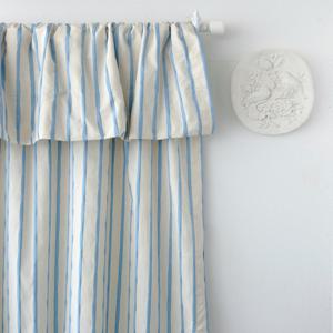 클라시코 줄무늬 커튼 스트라이프 프릴 맞춤 제작