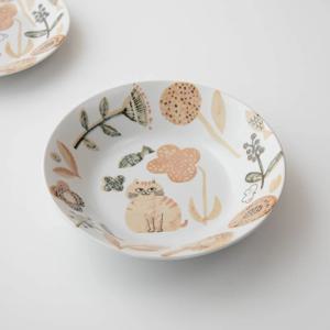 신지가토 모리네코 깊은 접시 21cm