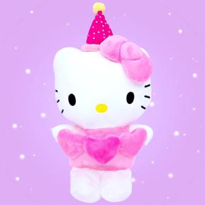 산리오 헬로키티 트리플 하트 인형 큰 대형 애착 수면 소품 굿즈 인형 25cm