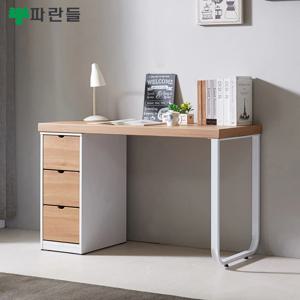 파란들가구 50T 철다리 서랍통 1000 일자책상 학생책상
