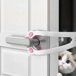고양이 안전문 방묘문 문고정 문닫힘방지 방문스토퍼 도어스토퍼
