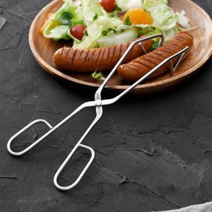 주방 고기 요리용 스텐 가위형 삼각 집게