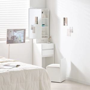 쿠폰가 136,800/ 로이 미니스툴 화장대 세트 (거울포함) 2color