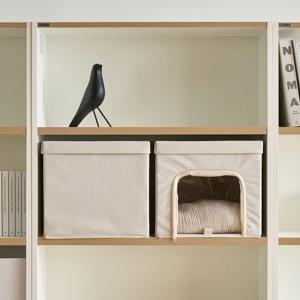 세계가구 패브릭 수납박스 (뚜껑 포함)