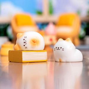귀여운 고양이 미니어쳐 4종세트 피규어세트