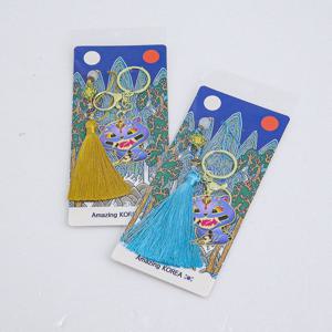 호작도 매듭키링 가방걸이 전통민화 호작도 까치호랑이 전통굿즈