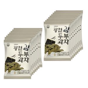 이마시야 광천김 두부과자 영양 간식 스낵 소포장 (45g 18봉)