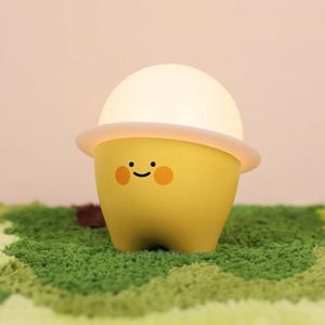 LED 플래릿 실리콘 무선 무드등 수유등 조명(무선충전/타이머/밝기조절)