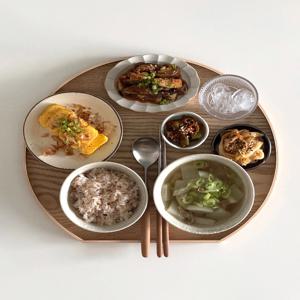 우드 엣지 반달 트레이