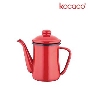 코카코 법랑 커피포트 0.6L  티타임용 주전자 미니 서빙용