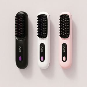 무선 매직 헤어빗 고데기 빗고데기 휴대용 여행용 매직브러쉬