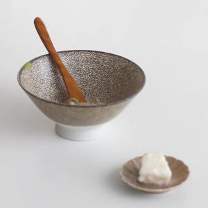 다온아토 하즈레 빈티지 한입면기 15cm 작은 덮밥 우동 일본 도자기 그릇