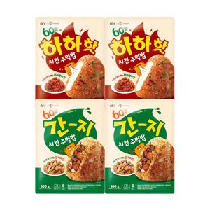 60계 하하핫치킨주먹밥 (100g*5입) x 2개+간지치킨주먹밥 (100g*5입) x 2개