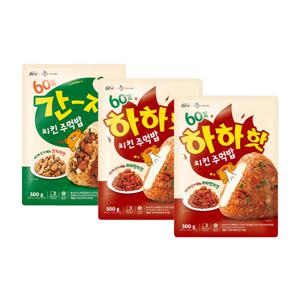 60계 하하핫치킨주먹밥 (100g*5입) x 2개+간지치킨주먹밥 (100g*5입) x 1개