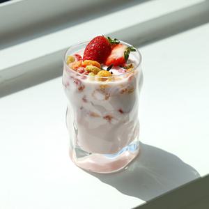 루고 웨이브 홈카페 유리컵 (300ml) 하이볼 맥주 카페 에이드 온더락 아이스 잔 감성