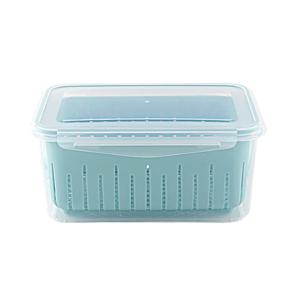 신선 채반용기 2700ml 민트 과일 야채 보관 물빠짐 밀폐용기