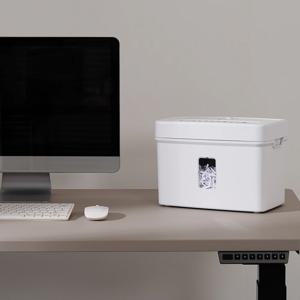 탁상용 소형 꽃가루 자동 문서세단기 SC-206A A4 6매 8.5L +오일페이퍼5매