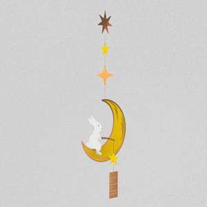 DIY 드림캐쳐 토끼 달 종이 모빌