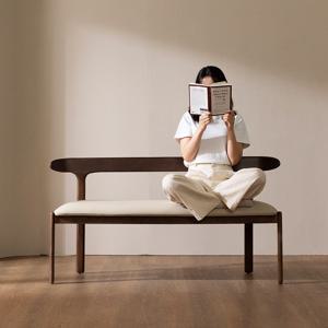 넛츠 원목 벤치 2인용/3인용 식탁의자 인테리어 카페 애쉬목