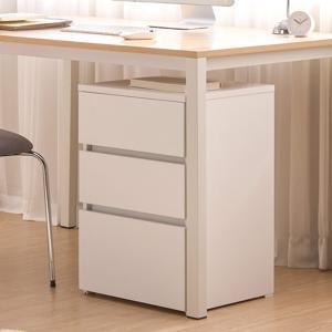 WSD04 가로 400 높이 600 이동식 3단 책상 서랍장