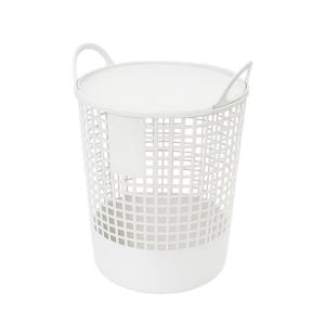 원형 뚜껑 빨래바구니 45L