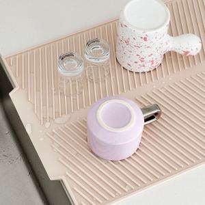 물빠짐 실리콘 식기건조매트 드라잉매트 싱크대롤매트