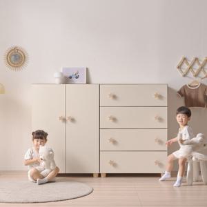 베베코 속깊은 1600 옷장 서랍장 세트 (원목발 포함)  2Colors
