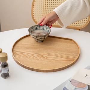 우드 반달 트레이 쟁반 36cm 2색상