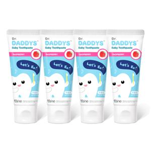베이비 무불소 첫치약,돌아기,유아 60g X 4개