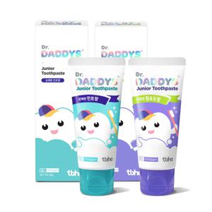 튼튼치약 주니어 초등학생 불소치약 (민트향+청포도향)60g x 1개