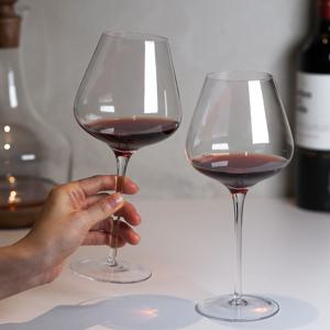 포인트 크리스탈 레드 와인잔 2P세트