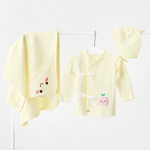 신생아 토끼띠 출산 선물 3종세트 배냇+속싸개+보닛