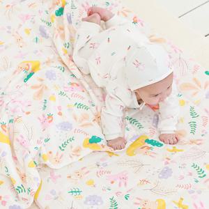 리버시블 사계절 유아 낮잠이불 세트 가방포함