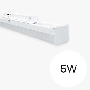 T라인 LED 등기구 300MM 5W 화이트 주광색 주백색 전구색 일자등 전구포함