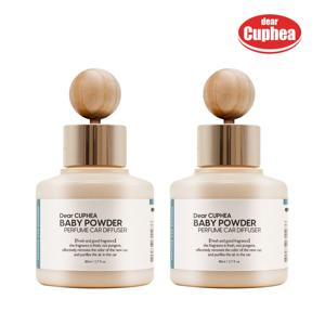 차량용 디퓨저 베이비파우더 80ml 2입 x1개