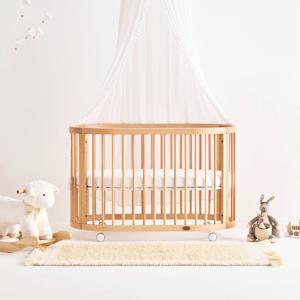 세계가구 Boori 토들러 오아시스 침대(매트리스, 침구 포함)