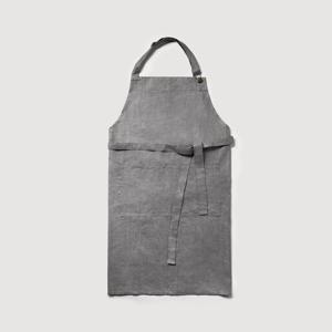 발수 리넨 블렌드 앞치마_90_그레이