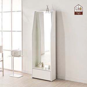 티니 학생 자취생 원룸 1인가구 수납형 전신거울 좌식 화장대 화이트 600