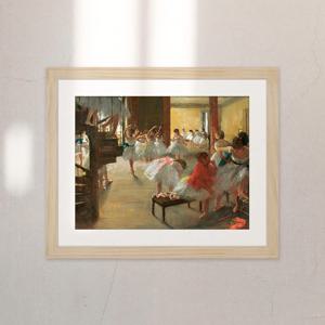 액자 Ballet Rehearsal / 에드가 드가