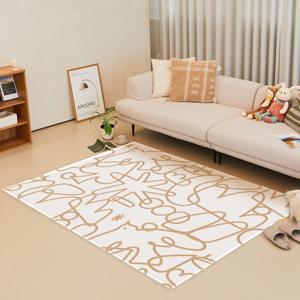 그라피티 모던 인테리어 사계절 슬러브사 거실 러그 카페트 3colors 3size