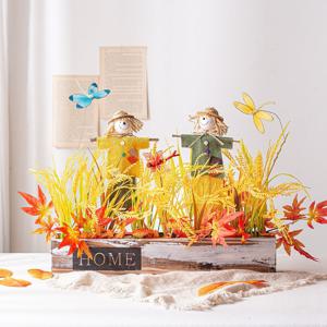 가을 들녘 허수아비 2P 화분 (특대-60cm)