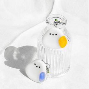 뱁새 유리 키링 귀여운 컬러 데일리 포인트 자동차 가방 에어팟 참 열쇠고리