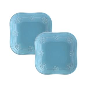 페스티비티 12cm 사각접시 2p (블루)