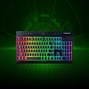 레이저코리아 블랙위도우 V4 로우프로파일 하이퍼스피드 옐로우축 한글 유무선 게이밍 키보드