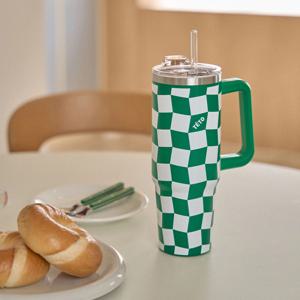 픽셀 그린 솔리드 오브제 텀블러_820ml