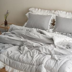 호텔침구 고밀도 60수 순면 프릴 베개커버 5070