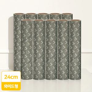 초강력 롱 돌돌이 24cm 와이드 테이프클리너 리필10개