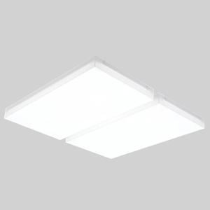 사각 화이트 4등 거실등 100w 주광색 LED 670x690 조명 천장등