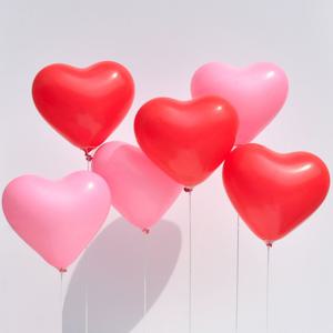 30cm 하트 풍선 세트 8개입 이벤트 프러포즈 웨딩 생일 축하 파티 장식 소품
